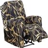 1/2/3 Seater Recliner Sofa Seat Covers Fabric Stretchy 4/6/8-Pieces Couch Slipcover Armchair Cover Non-Slip Furniture Protector, Elastic Spandex Soft Recliner Chair Protectors with Side Pocket ( Color view 1