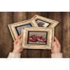 Pinecone Peacock Butterfly Flower Pomegranate Stone Wall Painting Framed Wall Decor Set of 3 Wall Art T3-1094 view 4