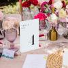 JINMURY White Wedding Table Numbers 1-25 with Stands, 5"x7" White Acrylic Table Numbers, Perfect for Wedding Reception, Party, Anniversary, Event view 4