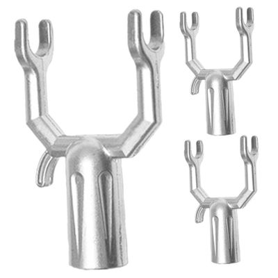 Cabilock 3pcs Clothes Pole Replacement Forks for Poles for Clothes Line Telescoping Clothesline Prop Aluminum Alloy Materials Home Supplies Accessories