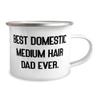 Best Domestic Medium Hair Dad Ever. 12oz Camper Mug, Domestic Medium Hair Cat Present From Friends, Love For Friends, Perfect domestic medium hair cat gift ideas, Best domestic medium hair cat gifts, view 2
