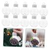 BESTOYARD 10pcs Spherical Bottle Convenient Empty Bottles Ornaments Booze Coffee Bulb Bottle Iridescent Ornaments Balls Fillable Drinks The Pet Milk Powder Juice Travel view 2