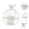 DECHOUS 1pc Retro Iron Candlestick Holder Elegant Decorative Candle Stand for Home Wedding Party Unique Structure Polished Smooth Finish Iron Art Adornment for Stylish Centerpieces view 2