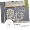 DECHOUS 1pc Retro Iron Candlestick Holder Elegant Decorative Candle Stand for Home Wedding Party Unique Structure Polished Smooth Finish Iron Art Adornment for Stylish Centerpieces view 3