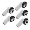 5PCS Air Conditioner Drain Hose Fitting,15mm Drain Hose Elbow Adapter with Rubber Ring for Universal Fit Mini-Split Unit (White) view 1