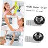 5PCS Air Conditioner Drain Hose Fitting,15mm Drain Hose Elbow Adapter with Rubber Ring for Universal Fit Mini-Split Unit (White) view 2