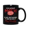 A Day Without Math Is Like Just Kidding I Have No Idea Ceramic Mug 11 15 Oz, Personalized Name Math Teacher Coffee Mug Cup, Customized Math Geek Coffee Cup Gift For Friend Math Lover, Mathematics Mug view 1