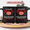 A Day Without Math Is Like Just Kidding I Have No Idea Ceramic Mug 11 15 Oz, Personalized Name Math Teacher Coffee Mug Cup, Customized Math Geek Coffee Cup Gift For Friend Math Lover, Mathematics Mug view 2