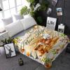 Deer Bear Rabbit Fox Animals Blanket Fall Personalized Blanket with Name Soft Flannel Throws Cozy Lightweight Custom Blankets for Couch Bed Sofa Gift Unisex Medium 6050in for Teen view 2