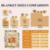 Deer Bear Rabbit Fox Animals Blanket Fall Personalized Blanket with Name Soft Flannel Throws Cozy Lightweight Custom Blankets for Couch Bed Sofa Gift Unisex Medium 6050in for Teen view 3