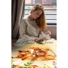 Deer Bear Rabbit Fox Animals Blanket Fall Personalized Blanket with Name Soft Flannel Throws Cozy Lightweight Custom Blankets for Couch Bed Sofa Gift Unisex Medium 6050in for Teen view 4
