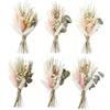 apmunik Mini Dried Flower Bouquets for Bridesmaid Proposal Gift Boxes, Birthday Cake Arrangements, boutonnieres, Small vases for Table Centers, Bohemian Wedding Decorations (Blush) view 1