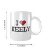 Abipuir Oversized Funny Coffee Mugs for Women I Love Keely Mug Dad Birthday Gift Thick Coffee Mug view 2