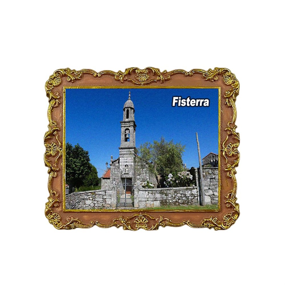 Fisterra Spain Refrigerator Magnet Travel Souvenir 3D Fridge Decoration Magnetic Sticker Craft Collection