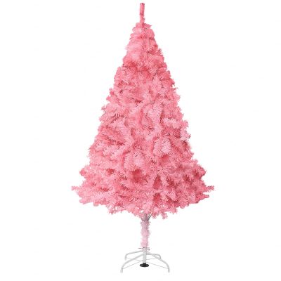 Arthas 6' Ft Tinsel Pink Christmas Tree for Home Office Party Decor Xmas Holiday Seasonal Sparking Gorgeous Folding Artificial Christmas Tree Indoor and Ourdoor(Pink)