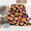 Chicken Nuggets Frog Blanket,Lightweight Flannel Kids Lovers Throw Blanket Gifts for Girls in All Season,Blanket for Bed/Couch/Sofa 90"x120" for Whole Family view 3