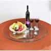 Tempered Glass Lazy Susan Turntable, Round Glass Table Top Tabletop Rotating Serving Tray for Dining Table Rotating Serving Plate, Anti-tilt Auxiliary Wheels (Size : 80cm) view 4