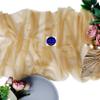 MDS Pack of 25 Wedding 12 x 108 inches Chiffon Table Runner for Wedding, Decorations for Birthday Parties, Banquets, Graduations, Engagements, Runners fit Rectangle, Round Table - Champagne Gold view 3