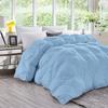 800-TC Pinch Pleated Down Comforter Super King Plus 120x120 inches 5-Piece All-Season Duvet Insert & 4pc Pillow Shams, 500 GSM Micro Fill With All Side Corner Tabs 100% Microfiber Fill Power view 1