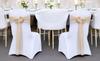 Pack of 125 Chiffon Chair Sashes for Wedding & Event Dcor - Champagne Gold view 2