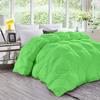 800-TC Pinch Pleated Down Comforter Oversized King Plus (128x120) 5-Piece All-Season Duvet Insert & 4pc Pillow Shams, 500 GSM Micro Fill With All Side Corner Tabs 100% Microfiber Fill Power view 1