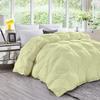 800-TC Pinch Pleated Down Comforter Oversized Queen Size 98 x 98 Inches 5-Piece All-Season Duvet Insert & 4pc Pillow Shams, 500 GSM Micro Fill With All Side Corner Tabs 100% Microfiber Fill Power view 1