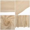 12 Pack 35x120 Inch Cheesecloth Table Runner Beige Gauze Table Runner 10FT Boho Cheese Cloth Table Runners Bulk Cream Table Runners for Wedding Party Baby Shower Table Decor view 4