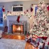 Fesciory 1 Pack Christmas Stockings, 14 Inches Cable Knitted Stocking Gifts & Decoration for Family Holiday Xmas Party Decor, Burgundy view 3