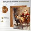 Wood-Look Canvas Floating Frame for Removable Stretched Canvas Wall Art - 1 1/4 Inches Deep Picture Frames for Home Wall Decor view 4