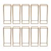 LOYALHEARTDY 10PCS Gold Flower Vase for Centerpieces, 23.62inch Tall Metal Wedding Flower Stand, Wedding Centerpieces for Tables, Geometric Flower Vase Stand for Party view 1