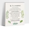 10 Commandments Canvas Prints, The Ten Commandments Wall Art Framed, Inspirational Quotes Artwork for Office, Christian Quotes Canvas Wall Art, Bible Verse Wall Art for Christians Room 24x36 Inches view 1