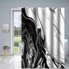 Umpoo Abstract Ink Painting Shower Curtain Black and White Modern Stylish Bathtub Shower Curtain for Bathroom Decor Waterproof Texture Washable Fabric Shower Curtain, 72x72 Inch view 3