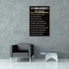 10 Commandments Canvas Prints, The Ten Commandments Wall Art Framed, Inspirational Quotes Artwork for Office, Christian Quotes Canvas Wall Art, Bible Verse Wall Art for Christians Room 28x40 Inches view 3