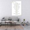 10 Commandments Canvas Wall Art, The Ten Commandments Poster Framed, Motivational Quotes Wall Art for Office, Christian Quotes Canvas Wall Art, Bible Verse Wall Art for Christians Room 32x48 Inches view 2