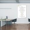 10 Commandments Canvas Wall Art, The Ten Commandments Poster Framed, Motivational Quotes Wall Art for Office, Christian Quotes Canvas Wall Art, Bible Verse Wall Art for Christians Room 32x48 Inches view 3