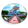 Vietnam Magnet Fridge Refrigerator Freezer Magnet Sticker Souvenir Decorations Oval Crystal Magnet Kitchen Whiteboard view 1