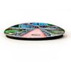 Vietnam Magnet Fridge Refrigerator Freezer Magnet Sticker Souvenir Decorations Oval Crystal Magnet Kitchen Whiteboard view 2