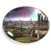 Edinburgh UK Magnet Fridge Refrigerator Freezer Magnet Sticker Souvenir Decorations Oval Crystal Magnet Kitchen Whiteboard view 1