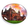 Glasgow UK Magnet Fridge Refrigerator Freezer Magnet Sticker Souvenir Decorations Oval Crystal Magnet Kitchen Whiteboard view 1