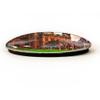 Glasgow UK Magnet Fridge Refrigerator Freezer Magnet Sticker Souvenir Decorations Oval Crystal Magnet Kitchen Whiteboard view 2