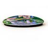 Sao Tome Principe Magnet Fridge Refrigerator Freezer Magnet Sticker Souvenir Decorations Oval Crystal Magnet Kitchen Whiteboard view 2