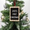 Kate & Milo Pet Holiday Letterboard Personalized Message Christmas Tree Ornament, Social Media Photo Prop, Christmas Countdown or Pet Adoption Announcement (Pack of 3) view 3