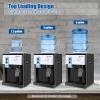 LyeXD 5 Gallon Top Loading Countertop Water Cooler, mini Water Dispenser with Warm &Hot&Cold Water, Water Dispenser for Office, in The Desk Bedside Cabinet, Tea Table, Bar,White view 4