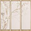 wall26 Framed Canvas Print Wall Art Bird in Cherry Blossom Tree Minimalism Nature Wilderness Illustrations Modern Art Botanical Floral Farmhouse/Country Multicolor Zen for Bedroom - 24"x36"x3 Natural view 1