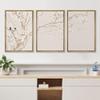 wall26 Framed Canvas Print Wall Art Bird in Cherry Blossom Tree Minimalism Nature Wilderness Illustrations Modern Art Botanical Floral Farmhouse/Country Multicolor Zen for Bedroom - 24"x36"x3 Natural view 2