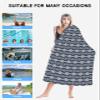 Abstract Lines Beach Towel - 35x71 Inch Sand Proof Water Absorbent Travel Towel for Adults, Geometric Hand Painted Color Blocks Quick Dry Pool Towel Travel Camping Blanket for Yoga Bathroom view 2