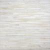 ZAWAYA HOUSE Cowhide Leather Rug, Handmade Bricks Patchwork Carpet, Luxury Thickened Non-Slip Carpet for Bedroom, Living Room, Entryway Floor Accent, Color: Ivory, Size: 8X10 ft view 3