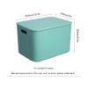 WEAREZ Small Plastic Storage Box With Cover Toys Books Snacks Storage Box Pp Material, Capacity Of About 7 Liters view 2