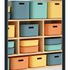 WEAREZ Small Plastic Storage Box With Cover Toys Books Snacks Storage Box Pp Material, Capacity Of About 7 Liters view 3