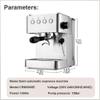 Coffee Machine 220V Steam Milk Frother All-in-One Professional Espresso Machine 15 Bar Pump Coffee Machine view 2